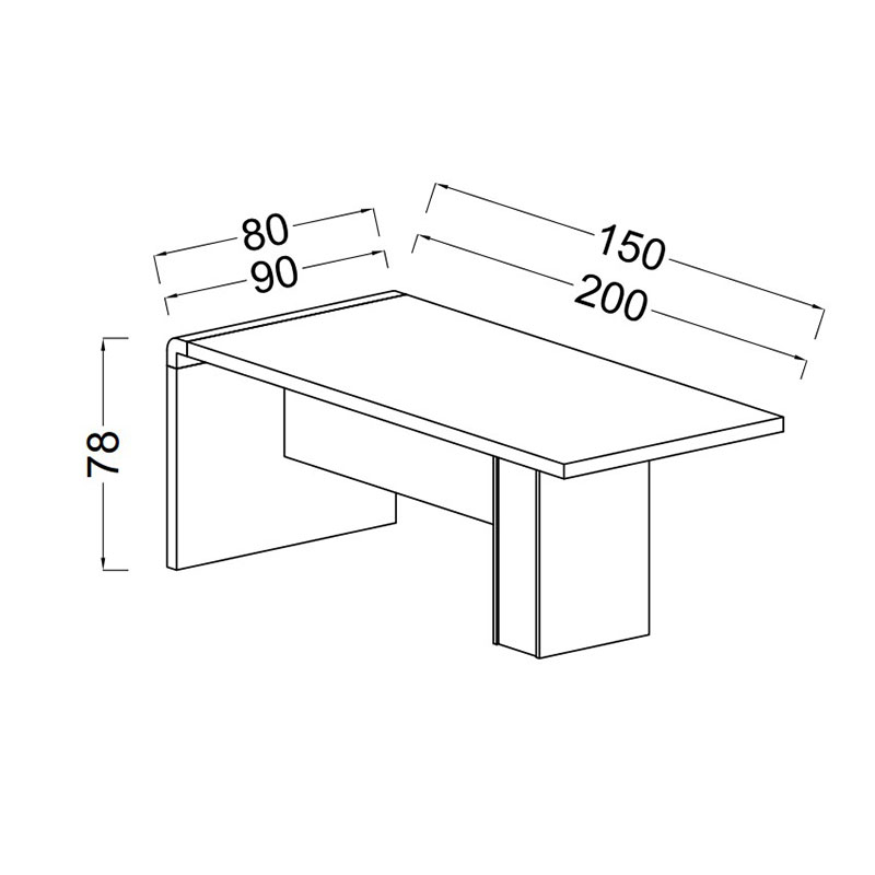 میز کنفرانس سینما چوب مدل بن‌سای - Thumbnail 1